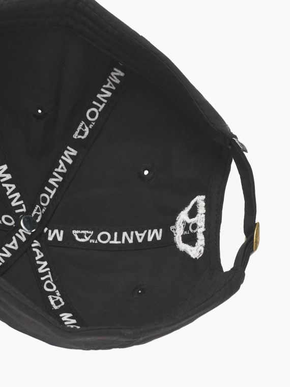 MANTO czapka z daszkiem SOCIETY czarna