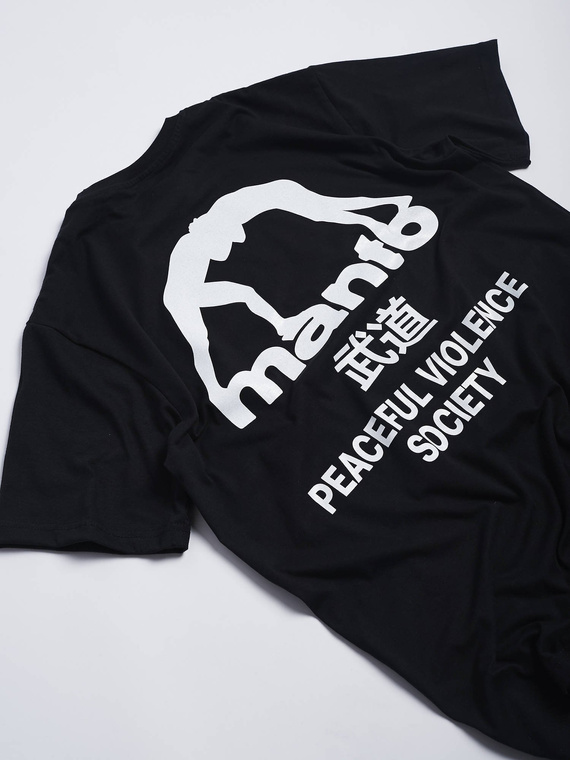 MANTO t-shirt SOCIETY czarny