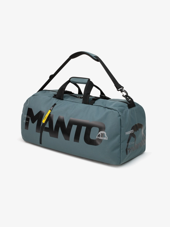 MANTO torba sportowa LOGOTYPE szara