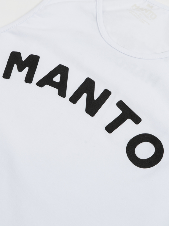 MANTO tank top ENDURANCE biały