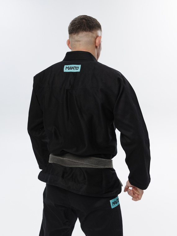 MANTO "X5" BJJ Gi czarno - turkusowe