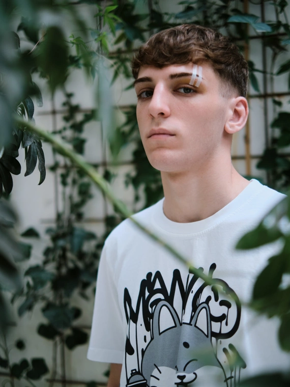 MANTO t-shirt DEBZA biały