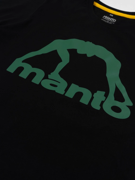 MANTO t-shirt VIBE 25 czarno-zielony