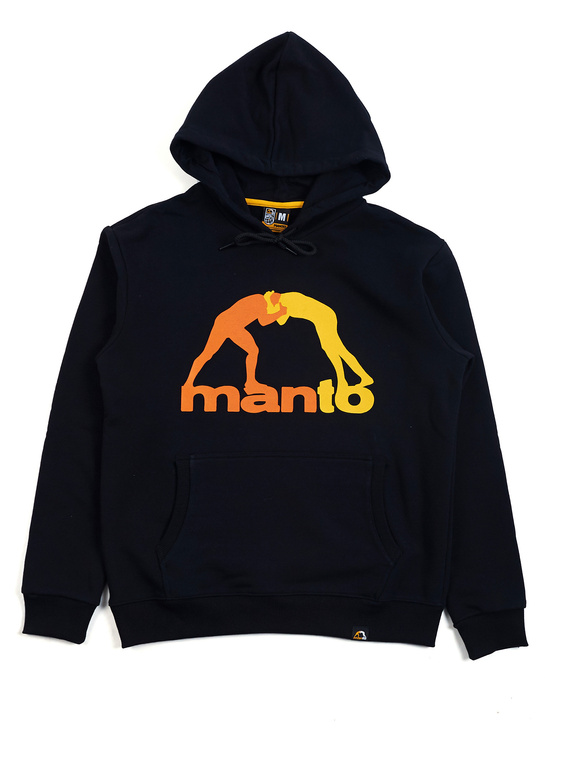 MANTO bluza z kapturem DUO FIRE czarna