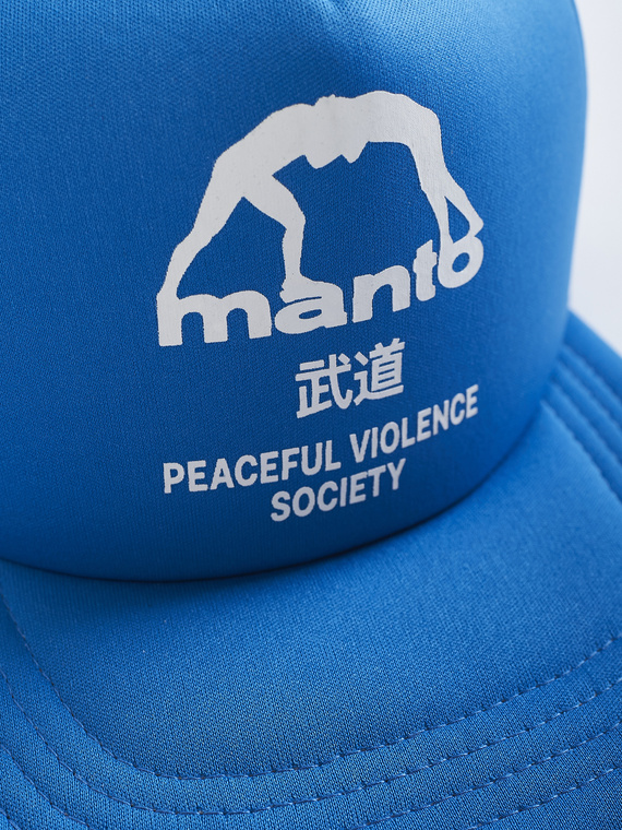 MANTO czapka truckerka SOCIETY 2.0 niebieska