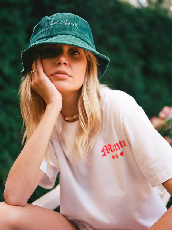 MANTO kapelusz bucket hat ITALIC zielony