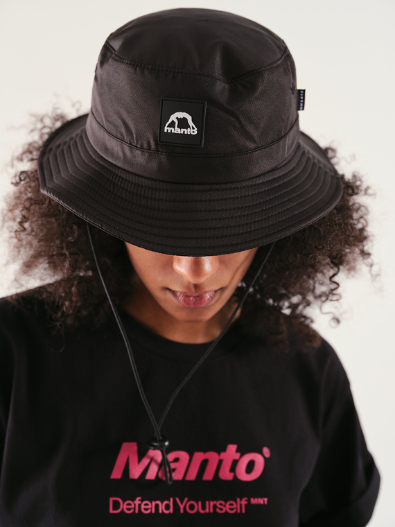 MANTO kapelusz bucket hat LABEL 23 czarny
