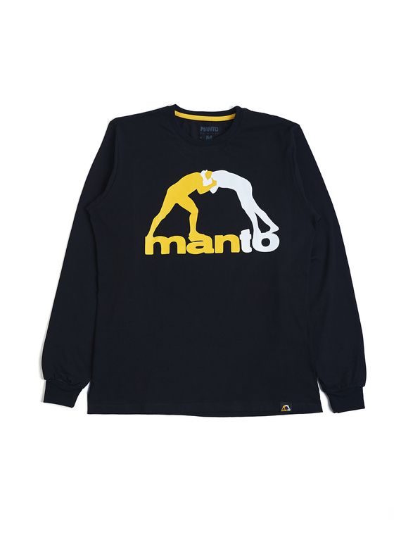 MANTO longsleeve LOGO czarny