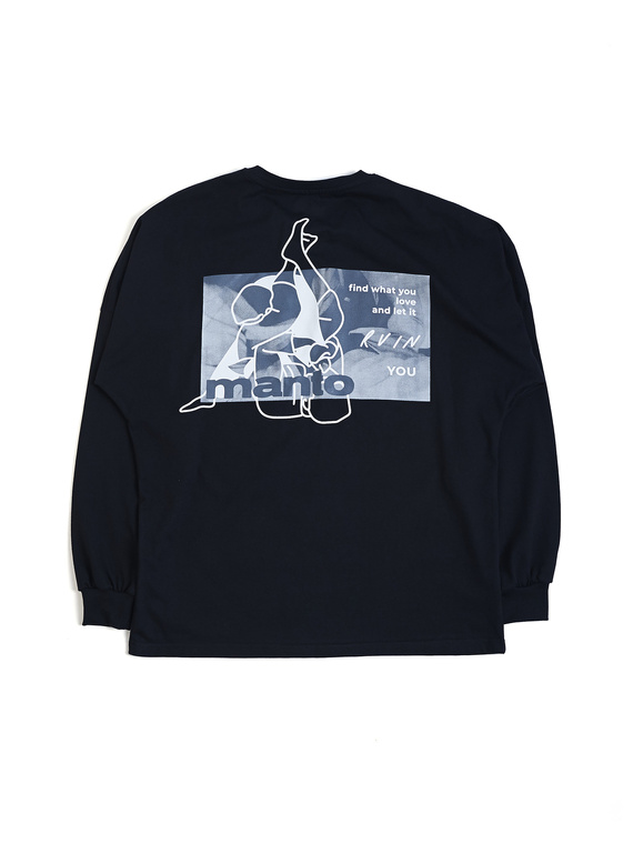 MANTO longsleeve RUIN czarny