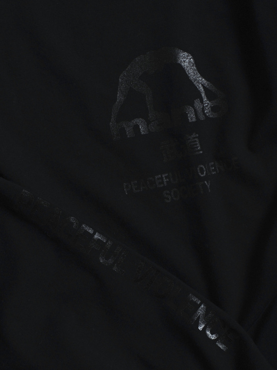 MANTO longsleeve SOCIETY OVERSIZE blackout