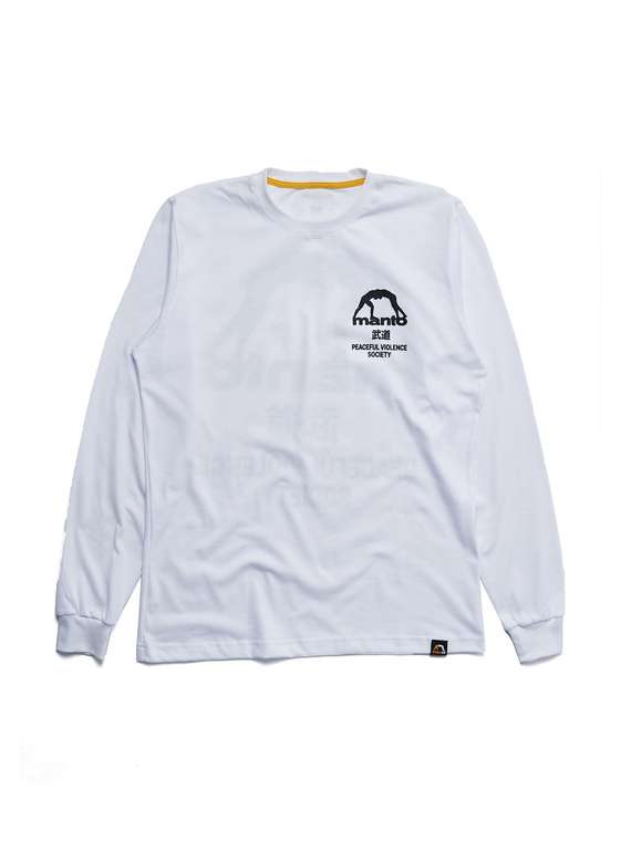 MANTO longsleeve SOCIETY biały