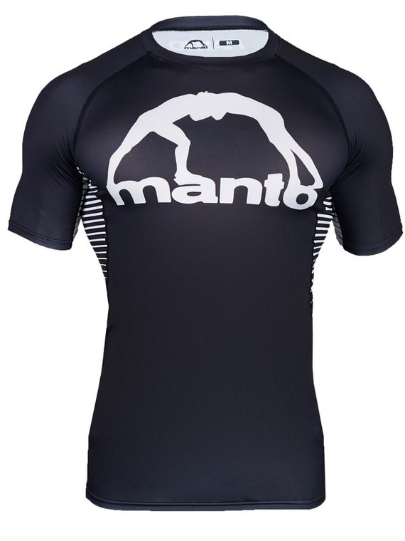 MANTO rashguard LOGO czarno-biały