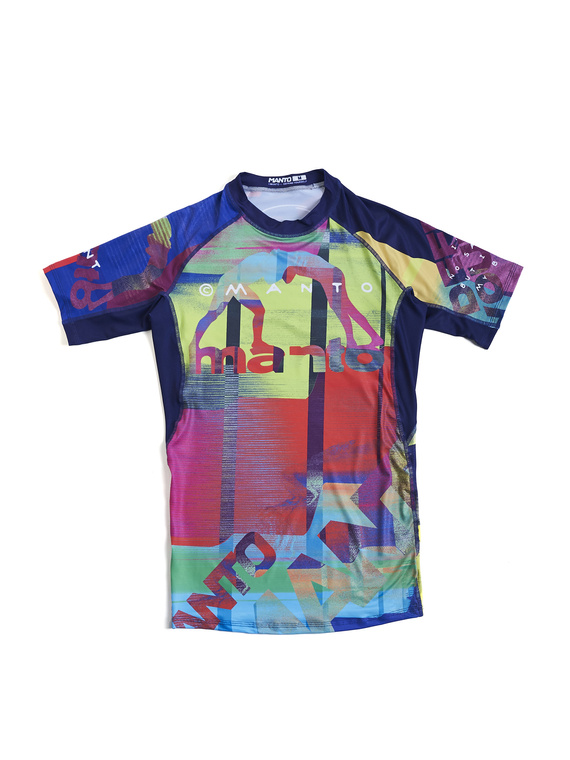 MANTO rashguard NEON ABSTRACT