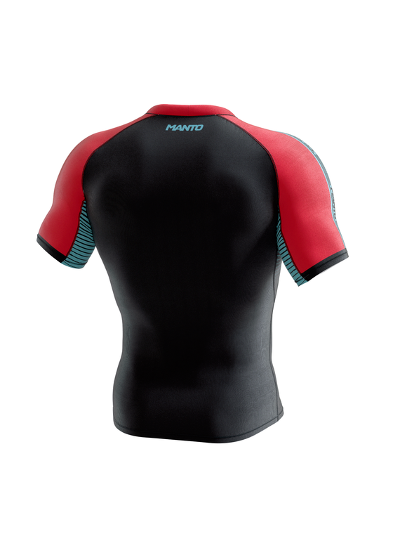 MANTO rashguard STRIPE 2.0 czarno-czerwony