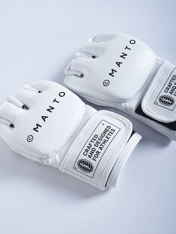 MANTO rękawice do MMA IMPACT białe