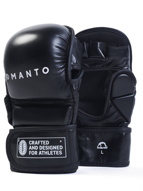 MANTO rękawice treningowe do MMA IMPACT SPARRING czarne