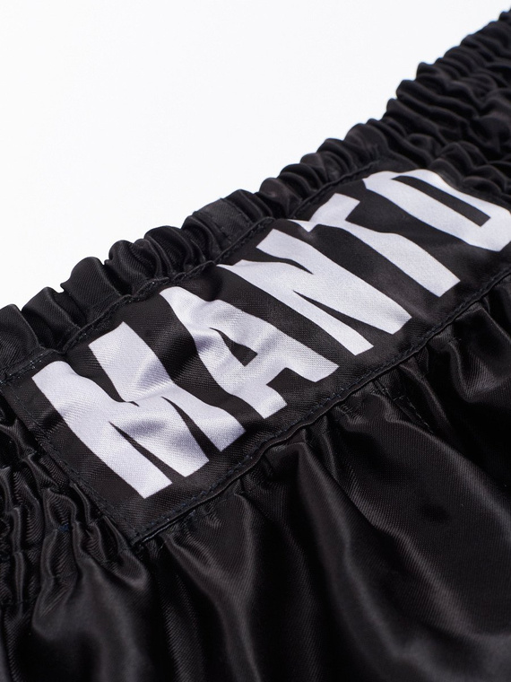 MANTO spodenki MUAY THAI DUAL czarno-srebrne