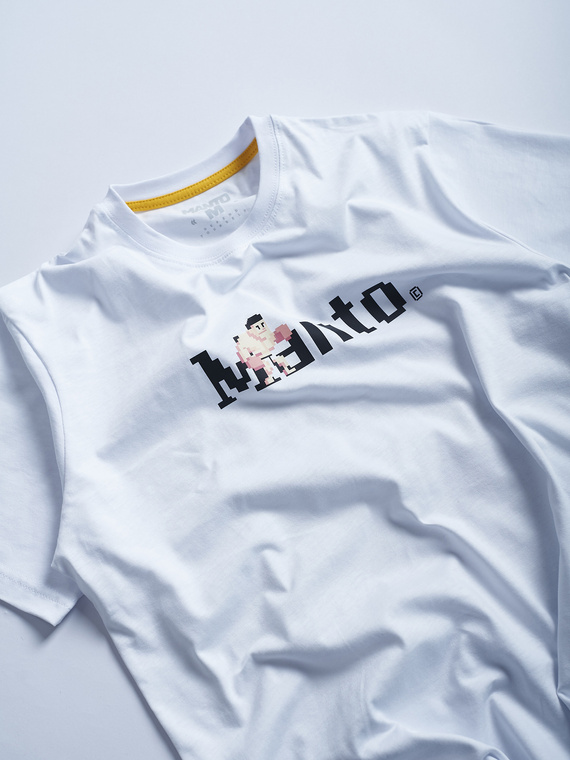 MANTO t-shirt 16bit biały
