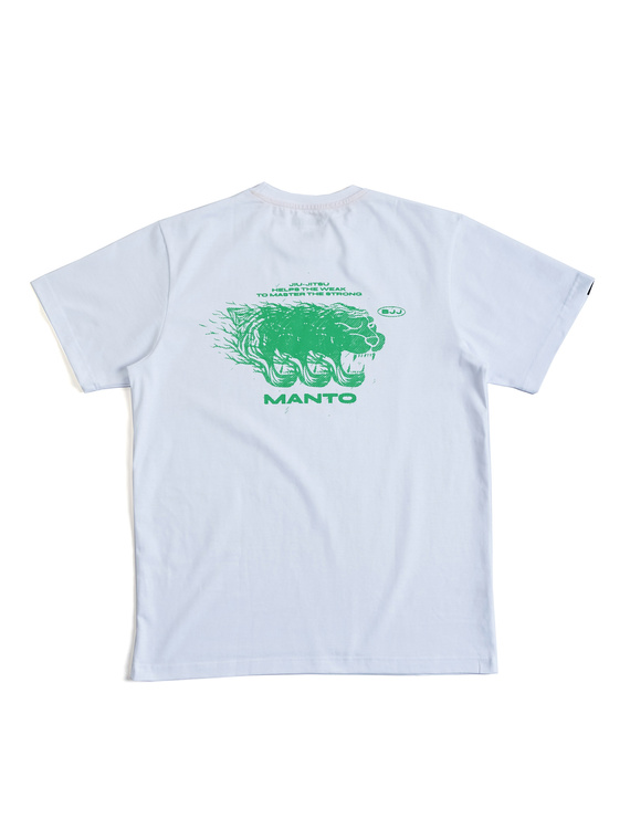 MANTO t-shirt BEASTS biały