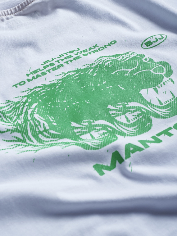 MANTO t-shirt BEASTS biały