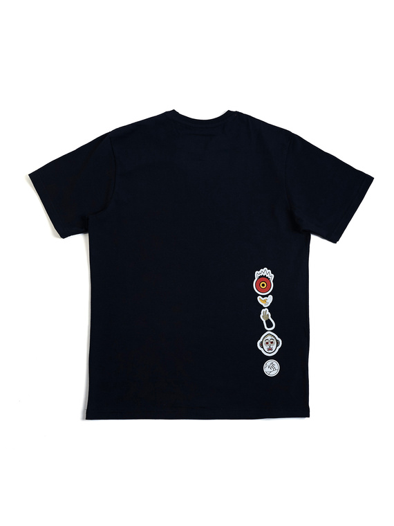 MANTO t-shirt CARIBLANCO czarny