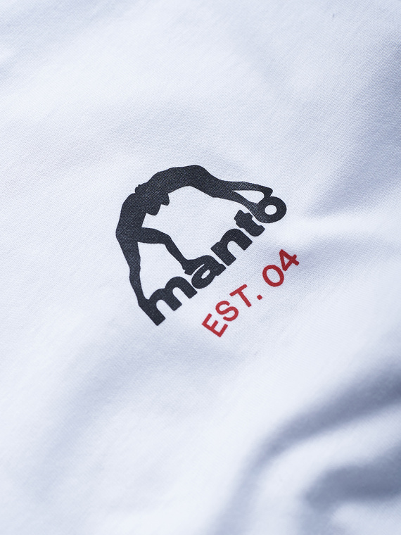 MANTO t-shirt CONTROL biały