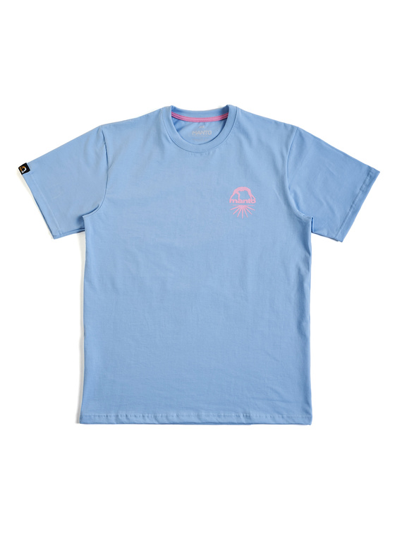 MANTO t-shirt ELBOW błękitny