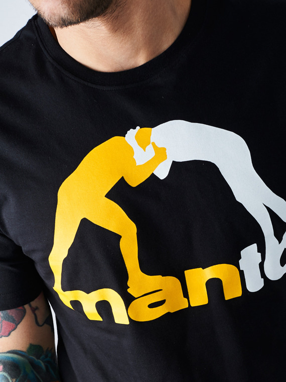 MANTO t-shirt LOGO czarny