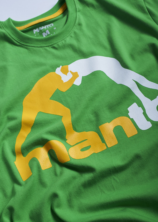 MANTO t-shirt LOGO zielony