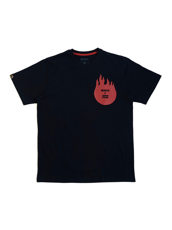 MANTO t-shirt NIGHT OUT czarny