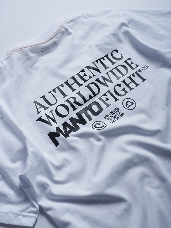 MANTO t-shirt REPRESENT biały