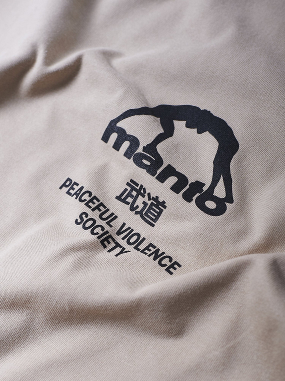 MANTO t-shirt SOCIETY beżowy