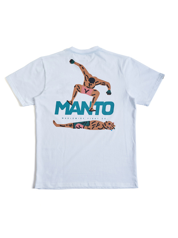 MANTO t-shirt STOMP biały