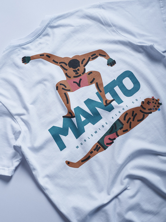 MANTO t-shirt STOMP biały