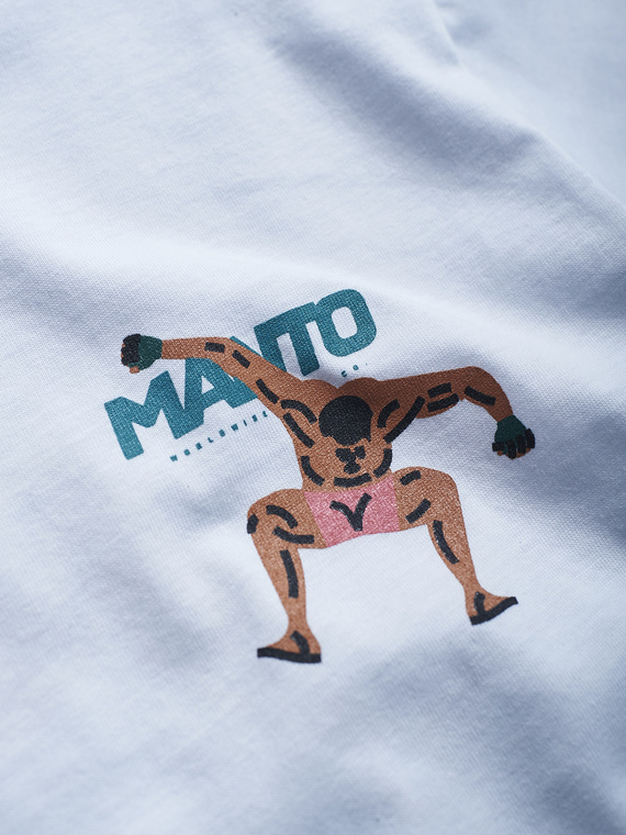 MANTO t-shirt STOMP biały