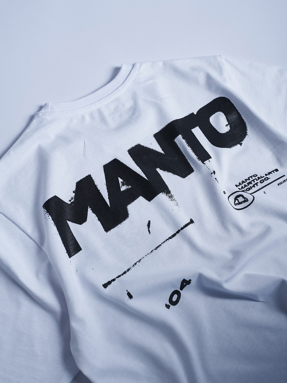 MANTO t-shirt TEMPLATE biały