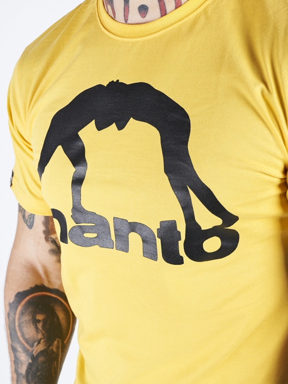 MANTO t-shirt VIBE żółty
