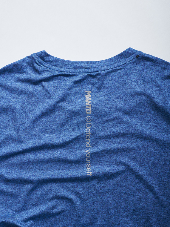 MANTO t-shirt treningowy ATHLETE 2.0 niebieski