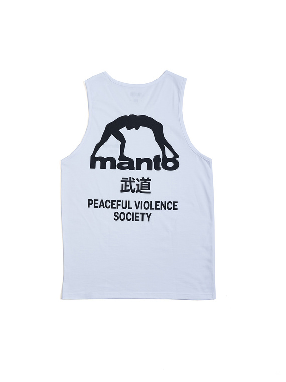 MANTO tank top SOCIETY biały