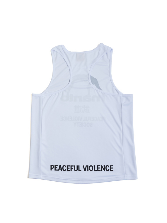 MANTO tank top treningowy SOCIETY biały