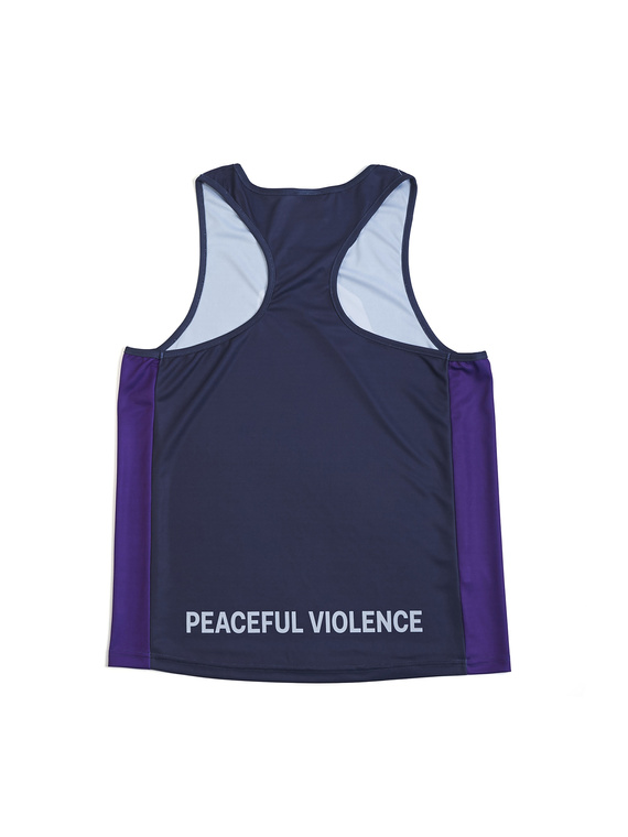 MANTO tank top treningowy SOCIETY granatowy