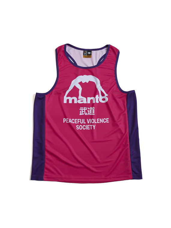 MANTO tank top treningowy SOCIETY różowy