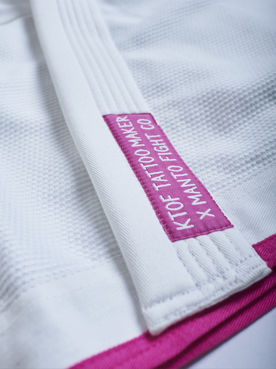 MANTO x KTOF "BALACLAVA"  BJJ Gi białe