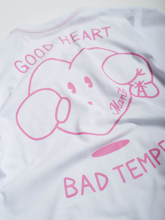 MANTO x KTOF t-shirt HEART biały