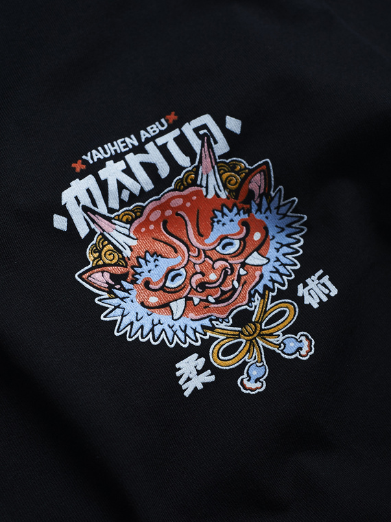 MANTO x Yauhen Abu t-shirt ONI czarny